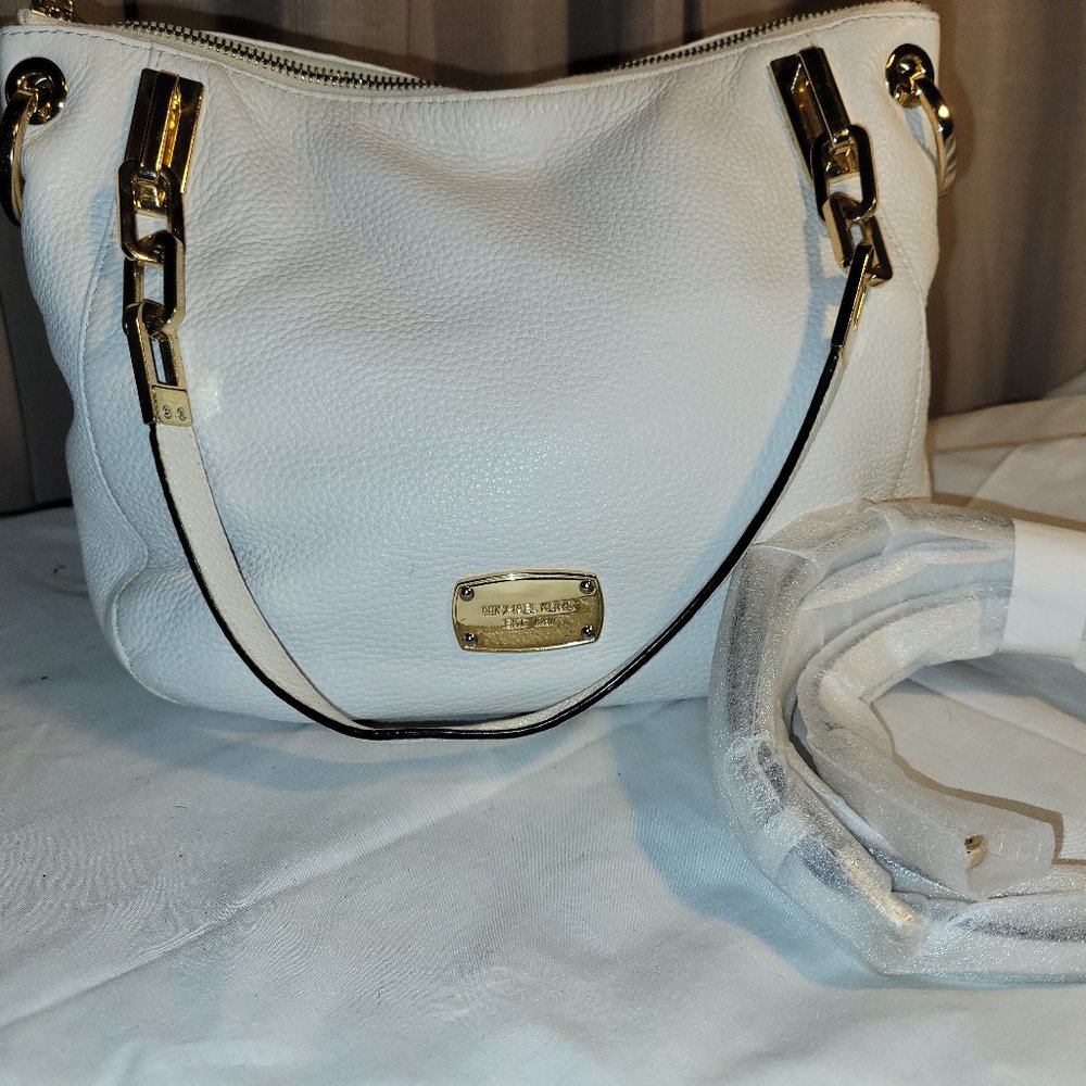 White Michael Kors purse